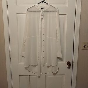 Ashley Stewart Hi-Lo Blouse-14/16